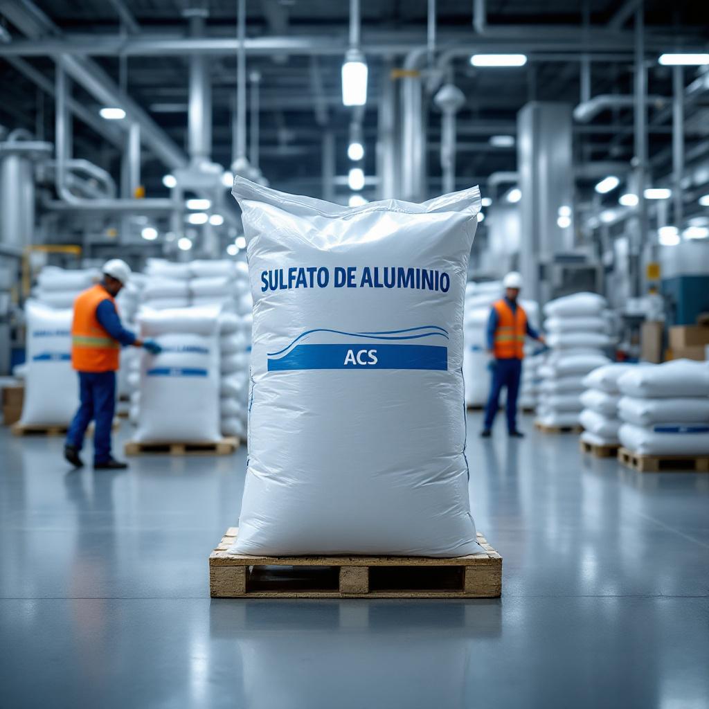 Sulfato de aluminio acs