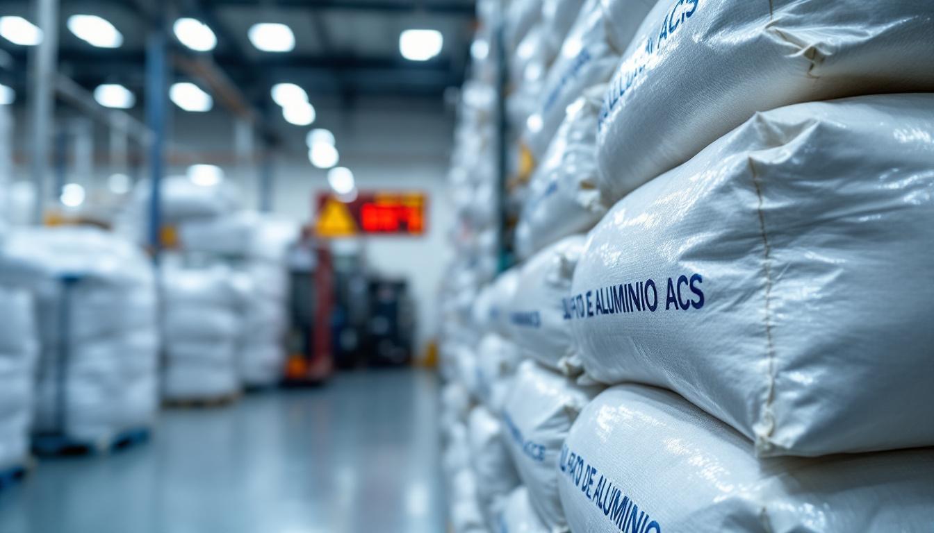 Sulfato de aluminio acs