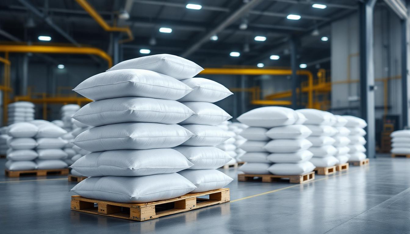 Sulfato de aluminio blanco